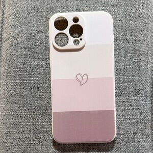 Pink Gradient Heart Phone Case
